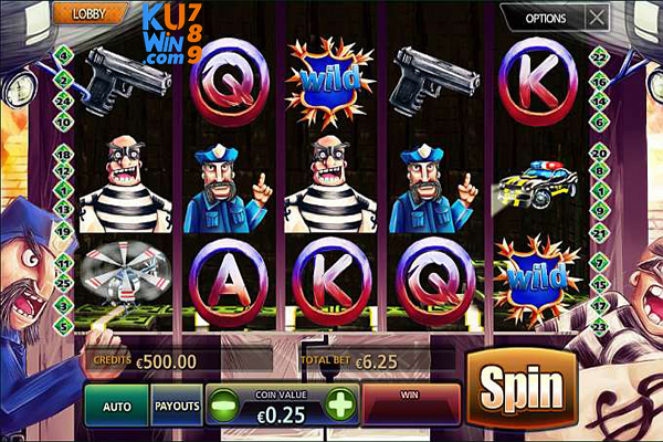 Giao diện game TP kẻ cướp ngân hàng